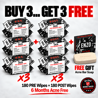 ACNE & ODOR KILLING Face & Body Acne Wipes